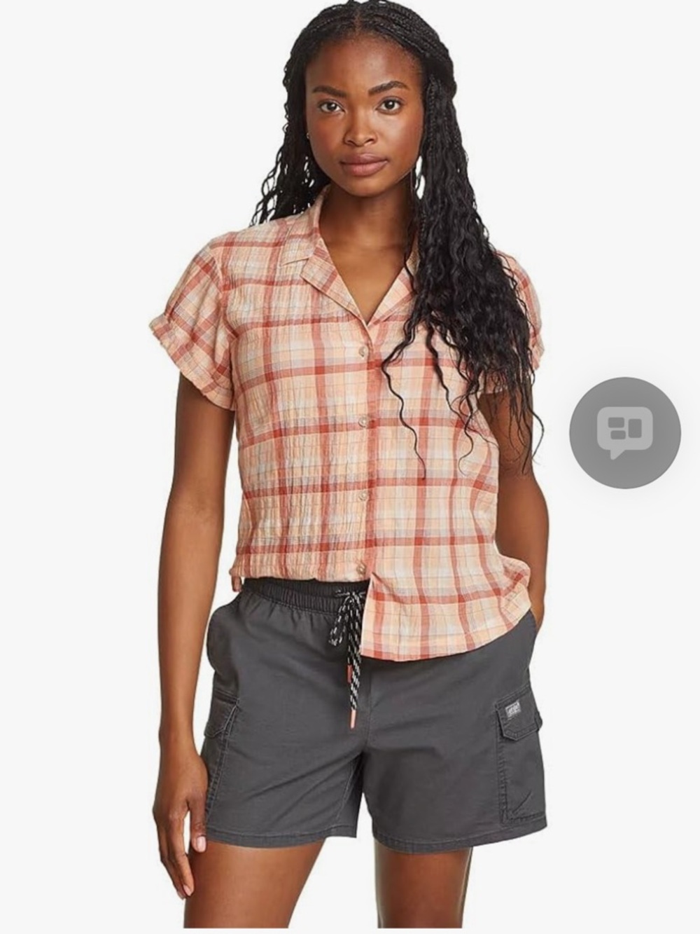 Eddie Bauer Women’s Short Sleeved Camp Shirt